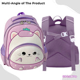 Kindergarten Cute Cartoon Kids School Bag for Boys and Girls (Lavender)